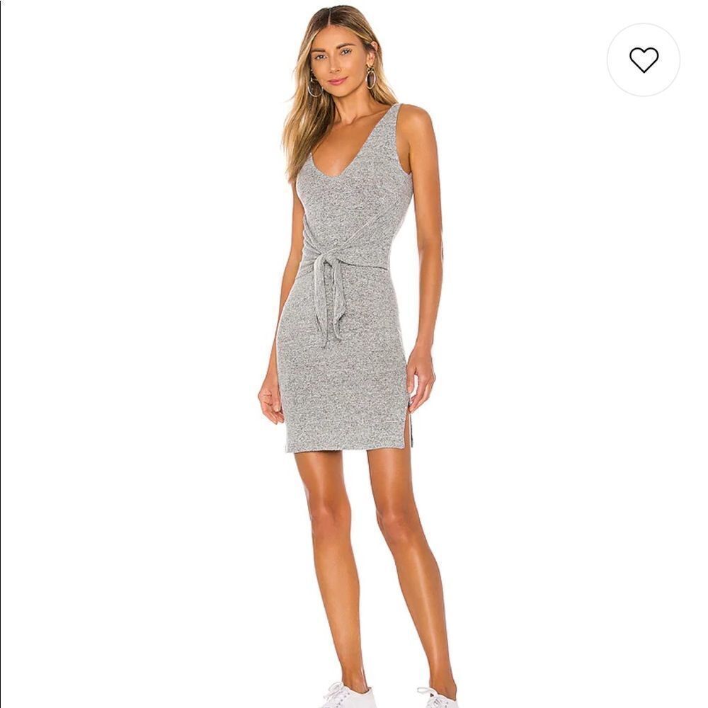 Lovers and Friends Bari mini Dress in Heather Grey size Large